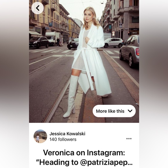 New in box Patrizia Pepe camel suede over the knee heeled boots 37 7 - Picture 2 of 8